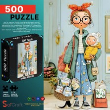 Soi Craft 500 Parça Puzzle Kucağımda Dünyalar Var #226