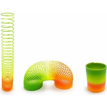 Senson Rainbow Gökkuşağı Stres Yayı - Kutulu Orta Boy Plastik Slinky Oyuncak ALK4005