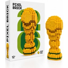 Netavantaj Dünya Kupası Tasarımlı Büyük Parçalı Blok Oyuncak Seti Big Pixel Brick Set