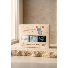 Bony Socks Erkek Çocuk Fil Desenli Kutulu Boxer Lacivert