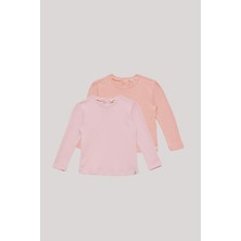 Tyess BSC Kız Bebek Pembe-Somon Tshirt