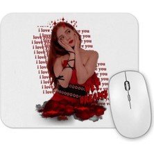 Dekado Blackpink I Love You Mouse Pad