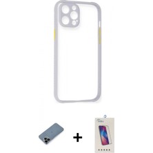 İlk El Grup Pilelistore™ iPhone 12 Pro Max Kılıf Nova Asil Özel Seri - Siyah Joko 5d Cam + Shine Kamera Lens Koruma Cam - Sh