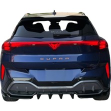 Türkset Cupra Terramar Mk1 Arka Tampon Orta Difüzör  (( Parlak Siyah ))