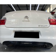 Tuning Vadisi Citreon C-Elysee Arka Difüzör Celysee Arka Tampon Eki Parlak Siyah 2013+