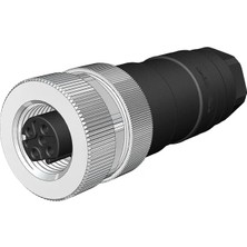 Zhong M12PG-D5A ,düz/seyyar M12/5PIN/DIŞI D-Code Konnektör