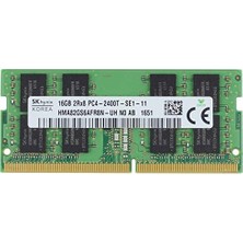 Hynix 16 GB DDR4 Notebook Ram 2400 MHz HMA82GS6AFR8N-UH Oyun ve Tasarım Uyumlu Yüksek Performans