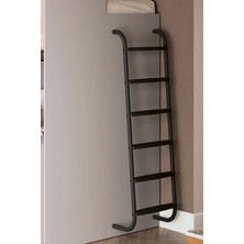 Palmera Lagom Compact Merdiven Metal Siyah G: 44 cm | Y: 146 cm | D: 28 cm