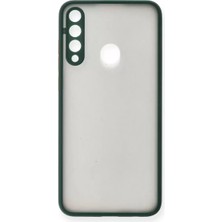 Starseven Y6P Kılıf Montreal Silikon Kapak - Yeşil