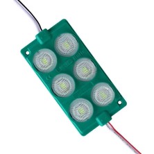 Ett 24 Volt 3 Watt Yeşil 3030 Modül LED 75*40