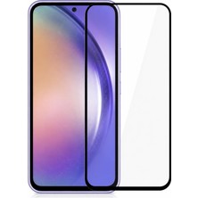3gen Case Samsung Galaxy A54 Uyumlu Tam Kaplayan 9h Temperli Cam Ekran Koruyucu
