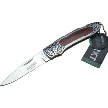Senson Cr 0128 Rd Kamp Çakı 18 cm - Metal Desenli Sap, Kılıflı, Kutulu