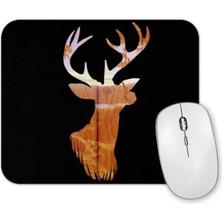 Dekado Deer Silhouette Mouse Pad