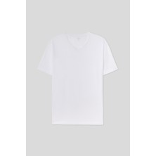 Twn Slim Fit Beyaz Düz T-Shirt