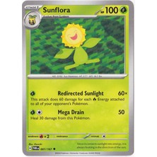 Sunflora #7 Pokemon Twilight Masquerade Pokemon Oyun Kartı