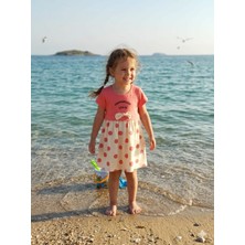 My Bella Kız Çocuk Puantiyeli Pamuklu Elbise
