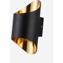 K2 Troya Siyah-Gold Modern Dekoratif Aplik