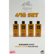 Ilgaz Düzce Tütün Kolonyası 4'lü Set 80 Derece 400 ml | Elegance Series