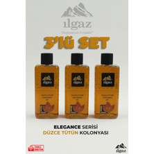 Ilgaz Düzce Tütün Kolonyası 3'lü Set 80 Derece 400 ml | Elegance Series