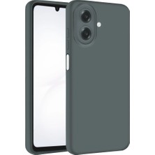Mudanis Samsung Galaxy A07 4g Nano Içi Kadife Silikon - Gri