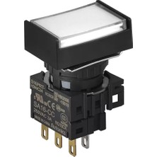 Autonics S16PRT-H3WC24 ,KONTAK-1A1K BEYAZ-24V Yaylı M16 Buton