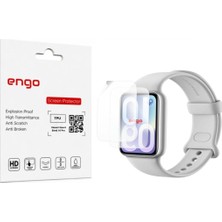 Engo Xiaomi Smart Band 10 Pro Ekran Koruyucu TPU Film 2 Adet