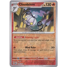 Chandelure [reverse Holo] 038/167 - Twilight Masquerade - Pokemon Kartı (Mint)
