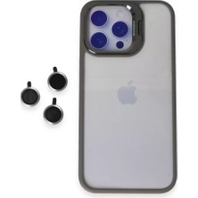 Derin Stok Iphone 15 Kılıf Roblox Lens Standlı Kapak - Titan Gri