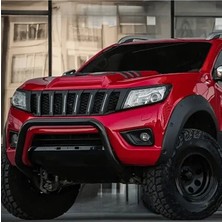 Teknocity Abe Tüv ile Nıssan Navara NP300 (D23) 2014-2017 ile Uyumlu Çamurluk Üstü Dodik Kaplama