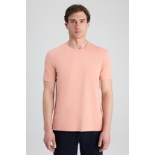 D'S Damat Twn Slim Fit Kil Düz T-Shirt