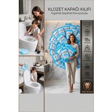TransForMacion Klozet Kapağı Kılıfı Hijyenik Seyahat Tek Kullanımlık Klozet WC Örtüsü 50 ADET 720809