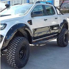 Teknocity Ford Ranger T6-T7-T8 2012-2022 (Jumbo) Parlak Siyah ile Uyumlu Kapı Kaplaması