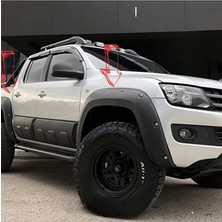 Teknocity Abe Tüv'lü Vw Volkswagen Amarok Mk1 2010-2016 ile Uyumlu Çamurluk Üstü Dodik Kaplama