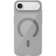 Derin Stok Iphone 17 Air Pc Blank Magsafe Kapak - Grey