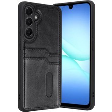 Derin Stok Galaxy A37 5g Sara Kartvizitli Deri Kılıf - Siyah