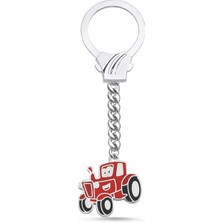 Silverize John Deere Traktör Gümüş Anahtarlık ARB66