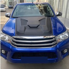 Teknocity Toyota Hilux 8. Nesil 2015-2020 V2 ile Uyumlu Kaput Ucu Kaplaması Koruma