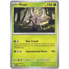 Pinsir #3 Pokemon Twilight Masquerade Pokemon Oyun Kartı