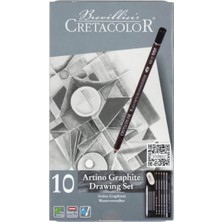 Cretacolor Artino Graphite 10'lu Çizim Seti 400 21
