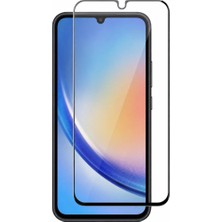 3gen Case Samsung Galaxy A34 Uyumlu Tam Kaplayan 9h Temperli Cam Ekran Koruyucu