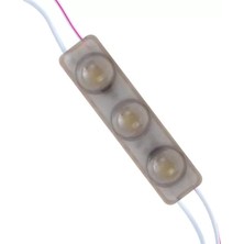 Ett 12 Volt 1.5 Watt Soğuk Beyaz Yanıp Sönen Parlak Tek Renk 6916 - 2835 69 x 16 mm IP65 16