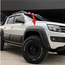 Teknocity Abe Tüv ile Vw Volkswagen Amarok Mk1 Facelift 2016-2021 ile Uyumlu Çamurluk Üstü Dodik Kaplama