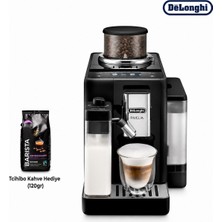 DeLonghi Tam Otomatik Siyah Espresso ve Cappuccino Hazırlama Çözümü, Pratik Kontrol, Yoğun Aroma, Kolay Temizlik ve Ev Ofis Kullanımı Için Kompakt Tasarım Sunar
