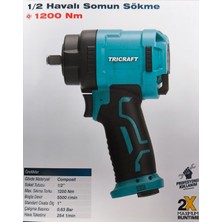 Tricraft 1/2 Havalı Somun Sökme 1200 Nm