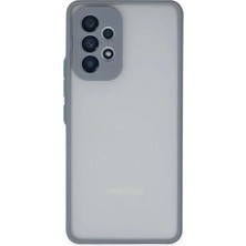 Aycer Galaxy A53 5g Kılıf Montreal  Kapak - Gri