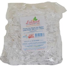 Aycer Plastik Cips Börek Tatlı Şeytan Çatalı Beyaz 1000 Adet 1 Paket