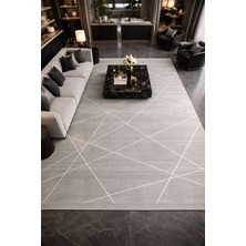 DMR Merinos Diyez 37917 Gri Salon Halısı Oturma Halısı