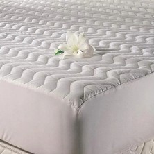 Aycer Sıvı Geçirmez Kapitoneli Fitted Çift Kişilik Yatak Pedi 200X200