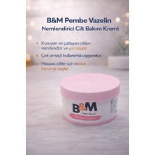 Bezos B&m Pembe Vazelin Nemlendirici Cilt Bakım Kremi Çok Amaçlı Vazelin 1 Adet