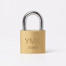 Ymk Sarı Boyalı Döküm Asma Kilit 20MM
